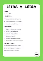 Vista previa - Refuerzo / NEE / Materiales de apoyo - Habilidades prelectoras - página 1