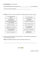 Vorschau - Arbeitsblätter - Kurzkontrolle Bio 7. Klasse Mineralstoffe und Vitamine - Seite 1