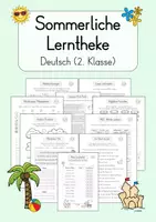 Vorschau - Arbeitsblätter - Materialpaket: Lerntheken für Deutsch & Mathe (2. Klasse) - Seite 1