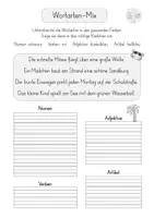 Vorschau - Arbeitsblätter - Materialpaket: Lerntheken für Deutsch & Mathe (2. Klasse) - Seite 3