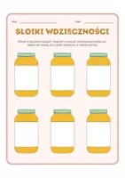 zapowiedź - Słoiki Wdzięczności Karta Pracy TUS - strona 1
