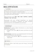 Vorschau - Unterrichtsreihen - Haupt- und Nebensätze_Relativsätze - Seite 1