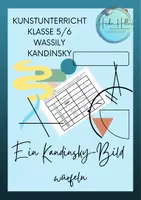 Vorschau - Arbeitsblätter - 🎨 Wassily Kandinsky - Würfelbild malen / Würfelvorlage - Deckblatt