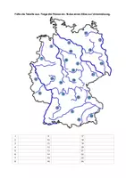 Vorschau - Arbeitsblätter - Materialpaket Flüsse & Gebirge Deutschlands - Seite 2