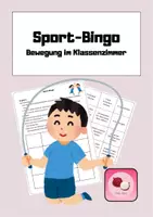 Vorschau - Arbeitsblätter - Sport-Bingo - Bewegung im Klassenzimmer / Sport-Vertretung - Deckblatt
