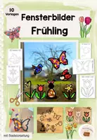 Vorschau - Arbeitsblätter - Kunst Grundschule - Materialpaket Kunst Frühling - 4 kreative Kunstprojekte - Seite 1