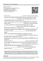 Vorschau - Arbeitsblätter - Arbeitsblätter zum Thema "Musik" + Lösung & Fragen & MP3 + Mindmap + Infografik - Deckblatt