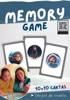 Vista previa - Juegos / Gamificación - Juego de memoria infantil de invierno | Vocabulario visual - Portada