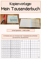 Vorschau - Unterrichtsreihen - Materialpaket: Tausenderbuch und Übungsheft - Orientierung im Zahlenraum 1.000 - Seite 1