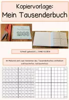 Vorschau - Arbeitsblätter - Mein Tausenderbuch - Deckblatt