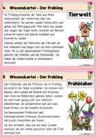 Vorschau - Stationenlernen - Der Frühling - Wissenskartei + Arbeitsheft - Seite 3