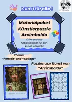 Vorschau - Unterrichtsreihen - Inklusionsmaterialpaket Puzzle Arcimbaldo - Deckblatt