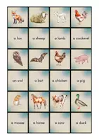 Vorschau - Stationenlernen - English Vocabulary Legespiel - On the farm - Seite 2