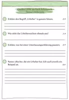 Vorschau - Arbeitsblätter - Urheberrechtsgesetz Informatik - Seite 1