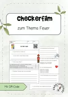 Vorschau - Arbeitsblätter - Arbeitsblätter zum Checkerfilm Feuer Klasse 3-4 - Deckblatt