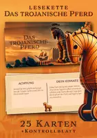 Vorschau - Spiele - Griechische Sagen - Das trojanische Pferd - Lesekette - Deckblatt