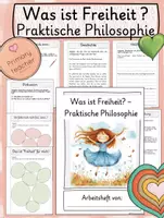 Vorschau - Unterrichtsreihen - Was ist Freiheit? - Praktische Philosophie / Ethik Arbeitsheft - Deckblatt