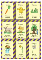 Προεπισκόπηση - Flashcards - Easter: I have... Who has...? Game (English) / Πάσχα: Έχω... Ποιος έχει...; Παιχνίδι (Αγγλικά) - Σελίδα 2