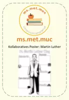 Vorschau - Mal- und Bastelvorlagen - Kollaboratives Poster: Martin Luther King - Deckblatt