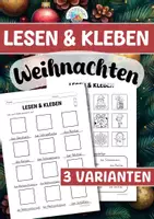 Vorschau - Arbeitsblätter - Lesen & Kleben - Weihnachten - Deckblatt