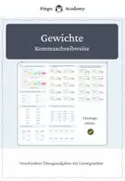 Vorschau - Arbeitsblätter - Gewichte - Kommaschreibweise üben - Deckblatt