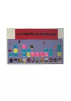 anteprima - Materiale per pittura e bricolage - Cartellone: L'istogramma dei compleanni - Pagina di copertina