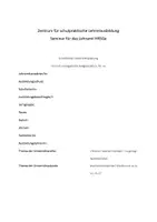 Vorschau - Stundenentwürfe - Schriftlicher Unterrichtsentwurf Religion - Nächstenliebe & Bibelbrunch zu Lk 10, 25-37 - Seite 1