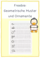 Vorschau - Arbeitsblätter - Freebie: Geometrische Ornamente, Muster und Verzierungen - Deckblatt