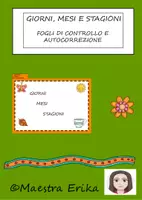 Vorschau - Anderer Materialtyp - Giorni-mesi-stagioni-Tage, Monate und Jahreszeiten - Deckblatt