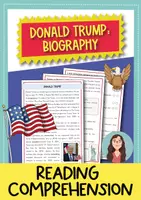 Vorschau - Arbeitsblätter - USA - Donald Trump: reading comprehension and grammar (Englisch) - Deckblatt