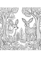 Vorschau - Arbeitsblätter - Wald Tiere im Wald Ausmalbilder Fensterbilder Mandala Bilder ausmalen - Seite 2