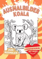 Vorschau - Arbeitsblätter - Koalas Ausmalbilder Koala Bär Fensterbilder Mandala Bilder ausmalen - Deckblatt