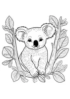 Vorschau - Arbeitsblätter - Koalas Ausmalbilder Koala Bär Fensterbilder Mandala Bilder ausmalen - Seite 3