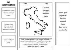 anteprima - Altro tipo di materiale - Lapbook Popoli Italici - Pagina 1