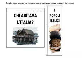 anteprima - Altro tipo di materiale - Lapbook Popoli Italici - Pagina 3