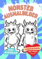 Vorschau - Arbeitsblätter - Monster Kunst - Deckblatt