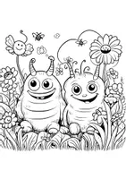 Vorschau - Arbeitsblätter - Monster Ausmalbilder Fensterbilder Mandala Bild ausmalen - Seite 3