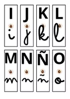 Vista previa - Juegos / Gamificación - Abecedario - tarjetas con las letras - página 2