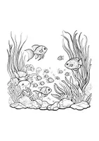 Vorschau - Arbeitsblätter - Fische im Meer Ausmalbilder Fensterbilder Mandala Bilder ausmalen - Seite 2