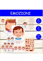 anteprima - Flashcard - 😊 Gioco didattico “Emozioni” – Volti ed emozioni per maschio e femmina - Pagina di copertina
