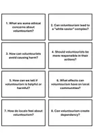 Vorschau - Spiele - Stop & Swap Discussion Cards: Voluntourism - Seite 1
