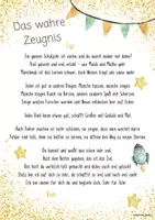Vorschau - Arbeitsblätter - Zeugniszusatz ❤️ Das wahre Zeugnis & Mutmacher | Halbjahr & Schuljahr - Seite 3