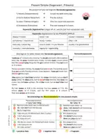 Vorschau - Stundenentwürfe - Present Simple Einführung + Selbsttest + Merkblatt - Deckblatt