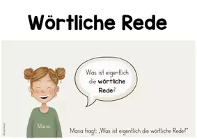 Vorschau - Poster - Wörtliche Rede - Visualisierung - Tafelmaterial - Seite 2