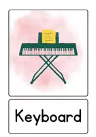 Vorschau - Präsentationen/Tafelbilder - Bild - Wortkarten für Musikinstrumente - Seite 3