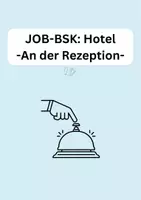 Vorschau - Merkblätter - Job-BSK Hotel - An der Rezeption - Deckblatt