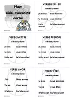 Vorschau - Merkblätter - Verben-Lernfächer zum Präsens, Imperativ & Passé Composé (Zyklus 3.1 & 3.2) - Seite 2