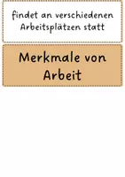 Vorschau - Bildkarten - Merkmale von Arbeit (Wortkarten, Arbeit) - Seite 2