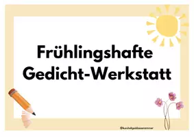 Vorschau - Unterrichtsreihen - Reihentransparenz Frühlingshafte Gedichtwerkstatt - Seite 2