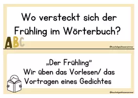 Vorschau - Unterrichtsreihen - Reihentransparenz Frühlingshafte Gedichtwerkstatt - Seite 3